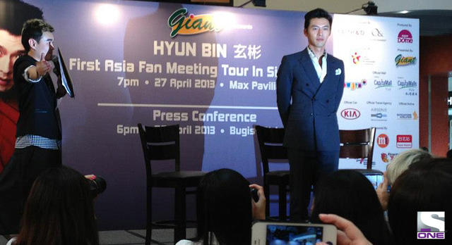 Exclusive images from Hyun Bin First Asia Fan Meeting Tour in Singapore